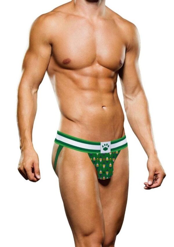 Prowler Fall/Winter 2022 Christmas Tree Jock - Medium - Green/Rainbow