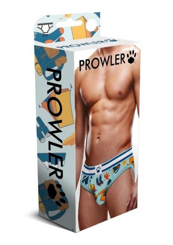 Prowler Fall/Winter 2022 Autumn Scene Brief - XSmall - Blue/Orange