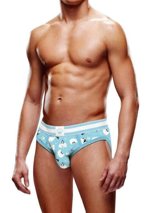 Prowler Fall/Winter 2022 Winter Animals Brief - Small - Blue/White