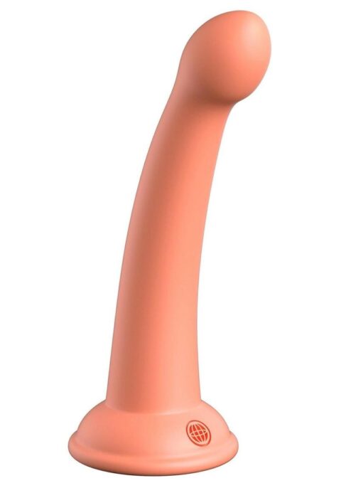 Dillio Platinum Secret Explorer Silicone Dildo 6in - Orange