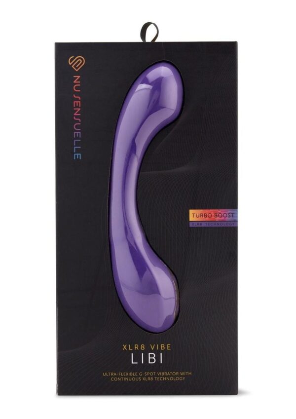 Nu Sensuelle Libi Flexible Rechargeable Silicone G-Spot Vibrator - Deep Purple