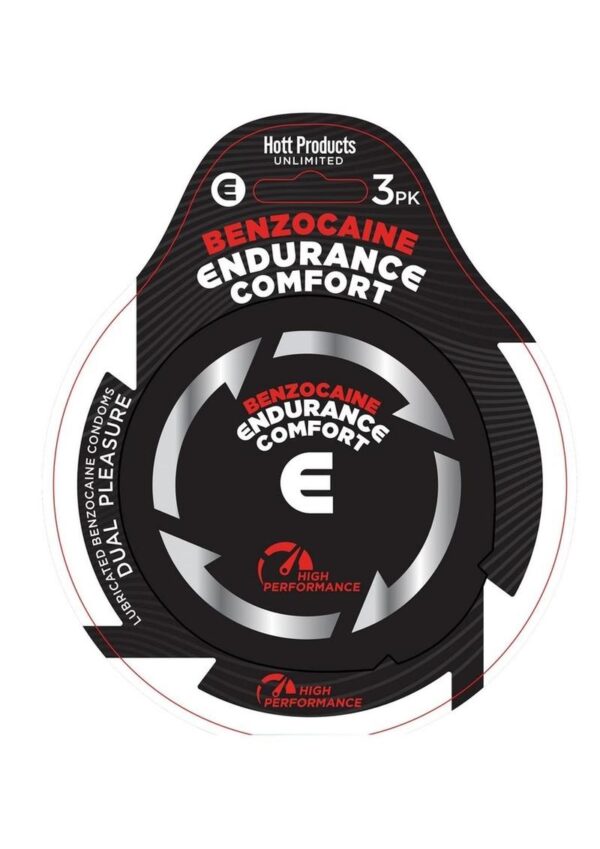 Endurance Comfort Condoms with Benzocaine 3 per Pack