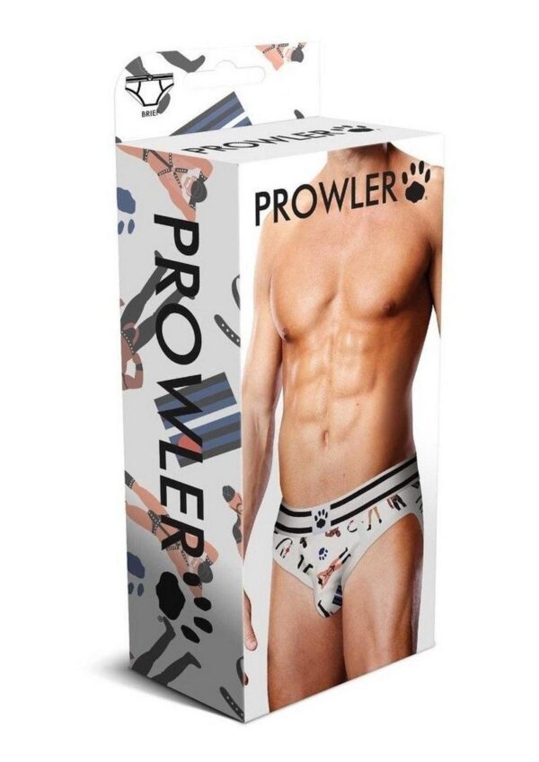 Prowler Spring/Summer 2023 Leather Pride Brief - XXLarge - White/Black