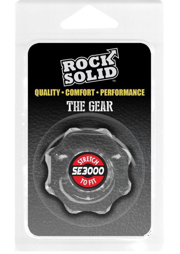 Rock Solid The Gear Cock Ring - Clear