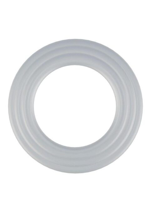 Rock Solid Tri-Pack Silicone Gasket Cock Ring - White