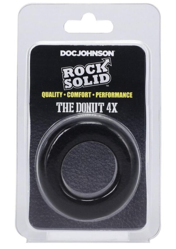 Rock Solid The Donut 4X Cock Ring - Black