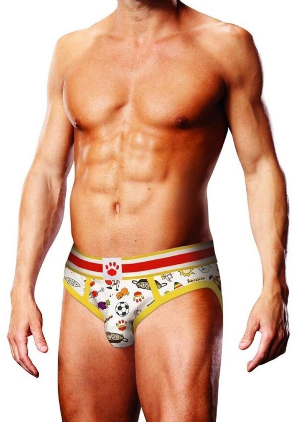 Prowler Spring/Summer 2023 Barcelona Brief - XXLarge - White/Multicolor