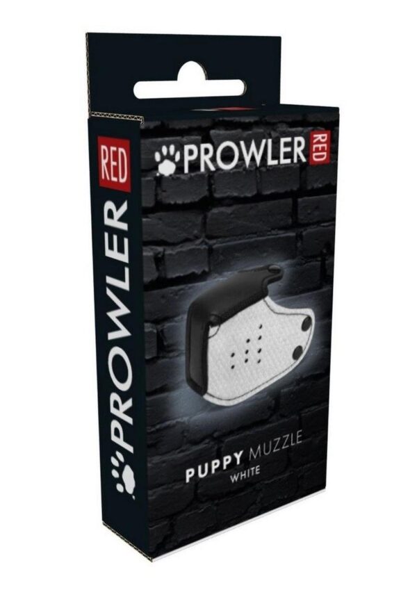 Prowler Red Puppy Muzzle - White