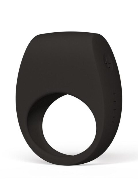 Tor 3 Rechargeable Silicone Vibrating Couples Cock Ring - Black