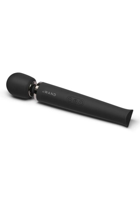 Le Wand Rechargeable Silicone Massager - Matte Black