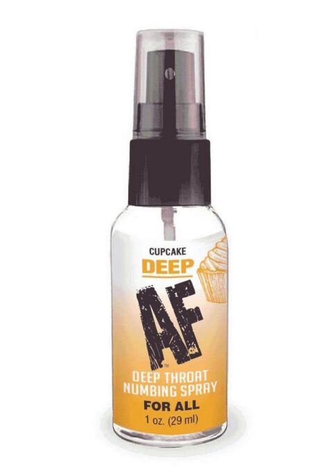 Deep AF Deep Throat Numbing Spray 1oz - Cupcake