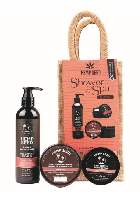 Earthly Body Hemp Seed Holiday Spa Gift Set (Limited Edition)