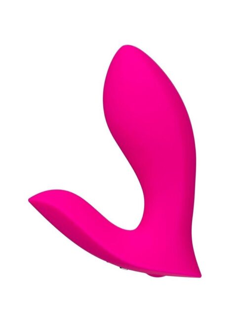 Lovense Flexer Rechargeable Silicone App-Controlled Panty Vibe - Pink