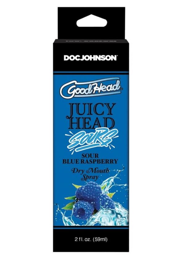 GoodHead Juicy Head Dry Mouth Spray - Sour Blue Raspberry 2oz