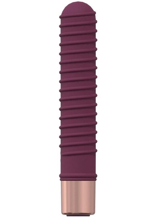 LoveLine Poise Rechargeable 10 Speed Mini-Vibrator - Burgundy