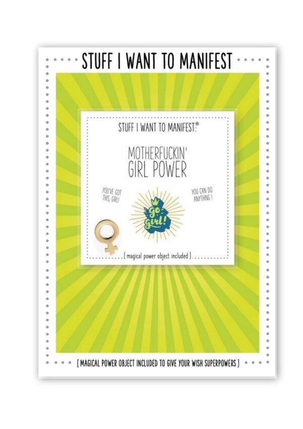 Warm Human Manifest Greeting Card - Girl Power