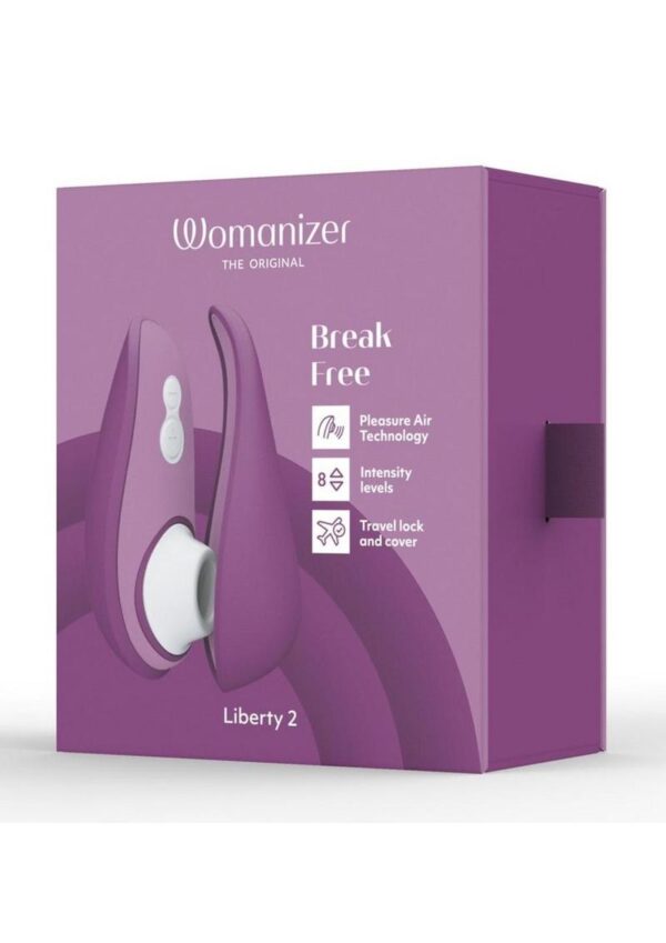 Womanizer Liberty 2 Rechargeable Silicone Clitoral Stimulator - Purple