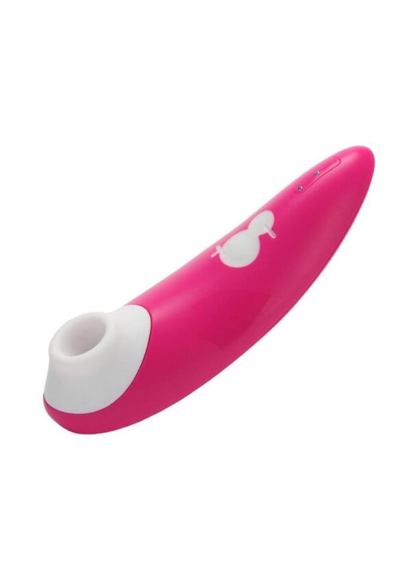 Romp Shine Rechargeable Silicone Clitoral Air Stimulator - Pink/White