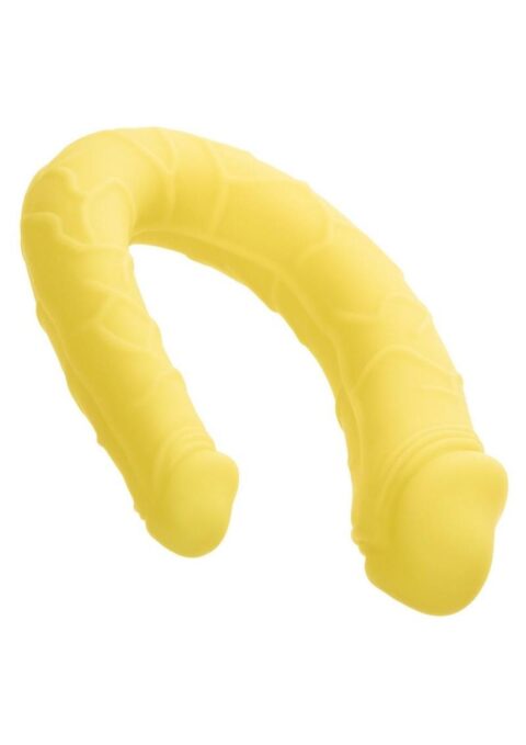 Boundless AC/DC Silicone Bendable Double Dong - Yellow