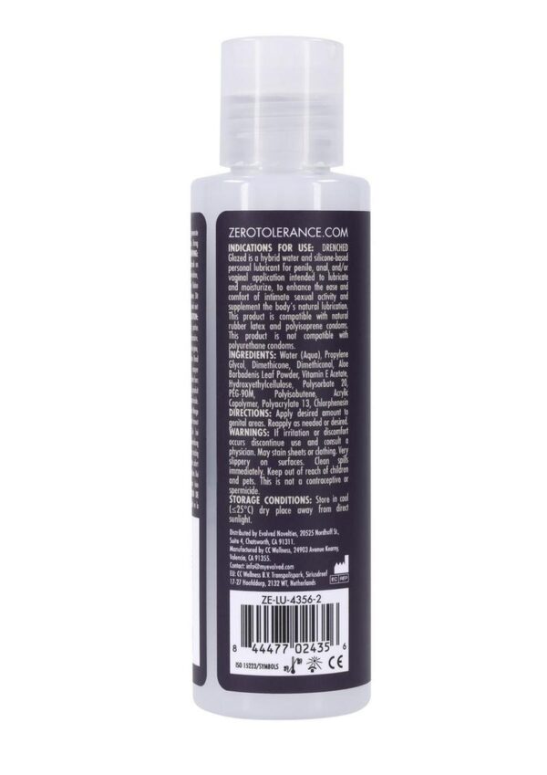 Zero Tolerance Drenched Glazed Hybrid Lubricant 4oz