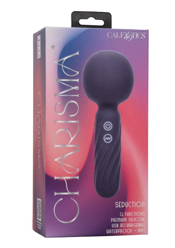 Charisma Seduction Rechargeable Silicone Massager Wand - Blue