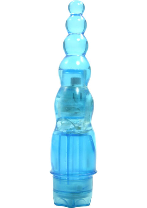 Jelly Joystick Waterproof Vibrator - Blue