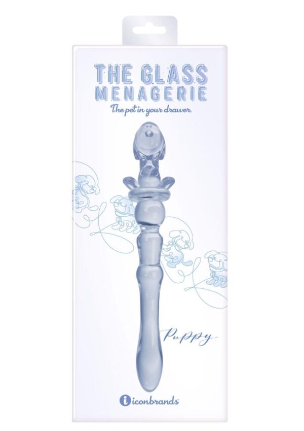 Glass Menagerie Puppy Dildo - Blue