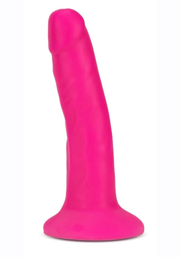 Neo Elite Silicone Dual Density Dildo 6in - Pink