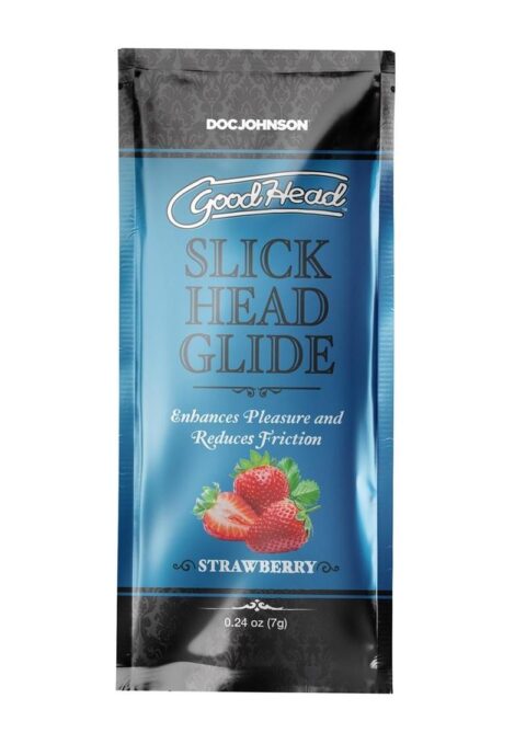 GoodHead Slick Head Glide .24oz Bulk (48 Pieces) - Strawberry