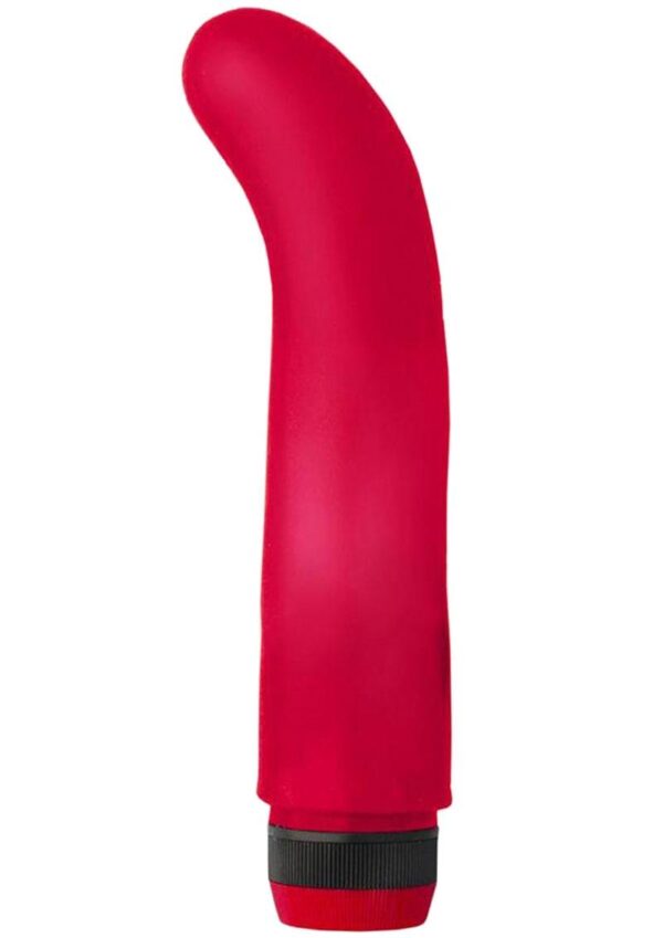 Jelly Caribbean Number 5 G-Spot Realistic Vibrator 8in - Pink