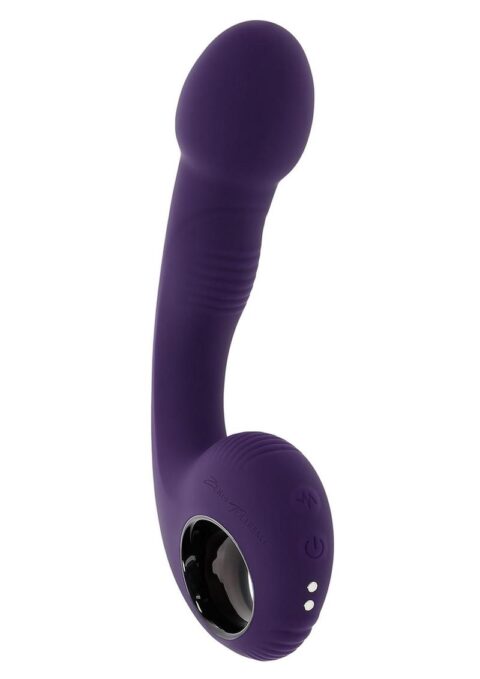 Zero Tolerance Rip Curl Rechargeable Silicone Prostate Vibrator - Purple