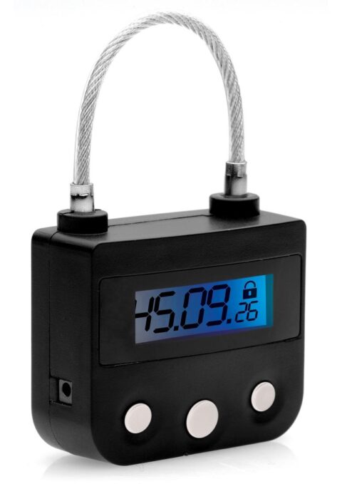 Master Series The Key Holder Time Lock - Rechargeable - Black
