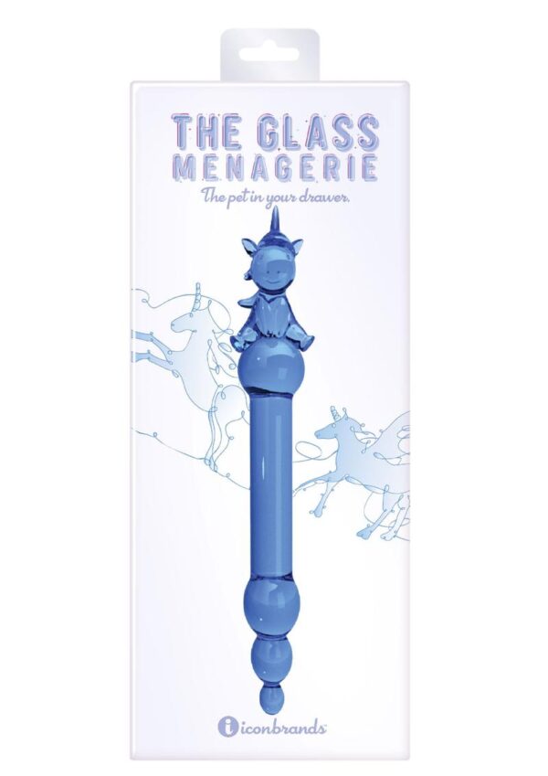 Glass Menagerie Unicorn Dildo - Purple