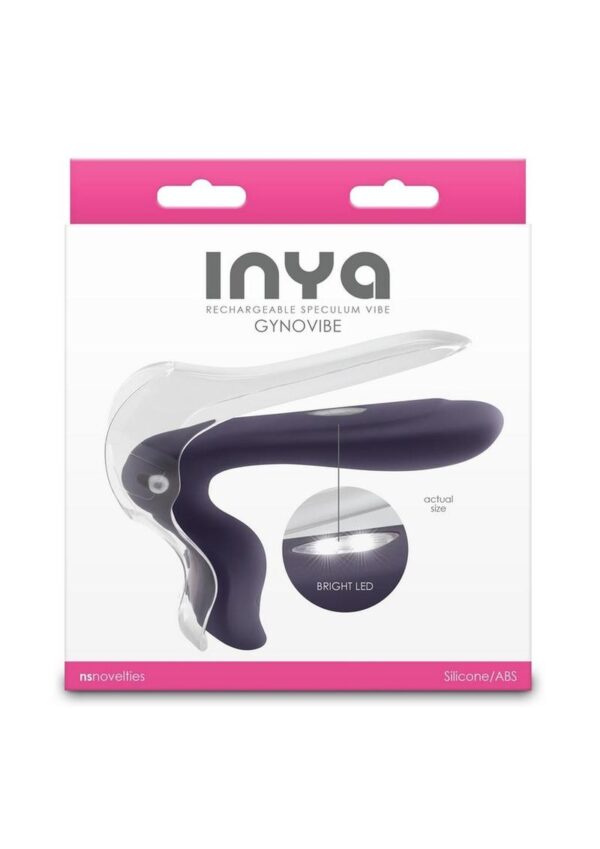 Inya Gynovibe Rechargeable Silicone Speculum Vibrator - Purple