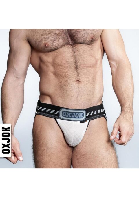 Packer Cargo Quilt Slider-Strap Jock - White Snow - Medium