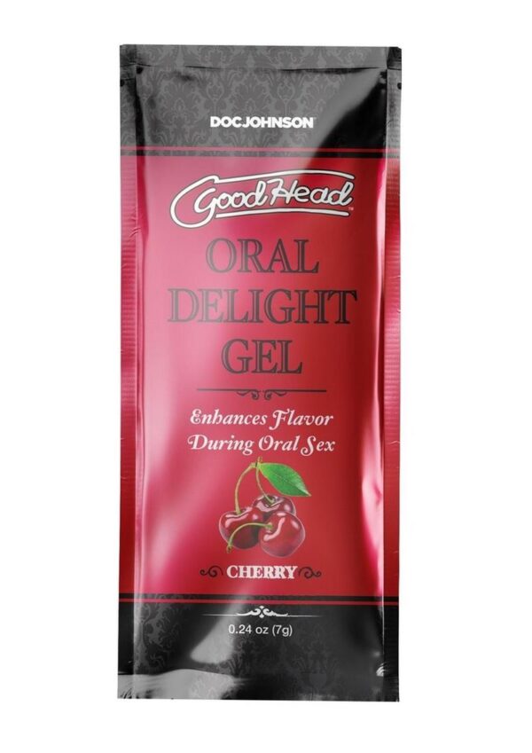 GoodHead Oral Delight Gel .24oz Bulk (48 Pieces) - Cherry