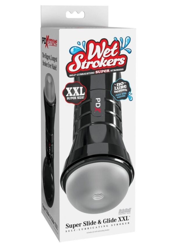 PDX Extreme Wet Strokers Super Slide and Glide XXL - Frosted