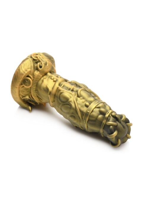 Creature Cock King Minotaur Silicone Dildo - Gold