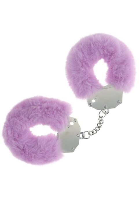 Ouch! Heavy-duty Fluffy Handcuffs - Lavender