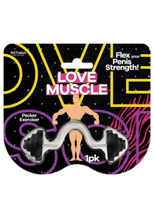 Love Muscle Pecker Exerciser - Gray