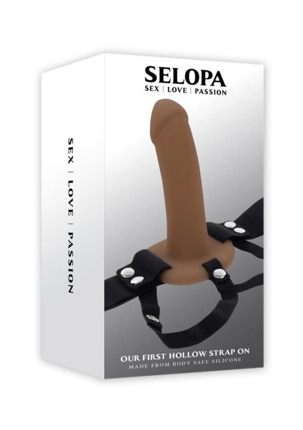 Selopa Our First Hollow Strap-On - Chocolate