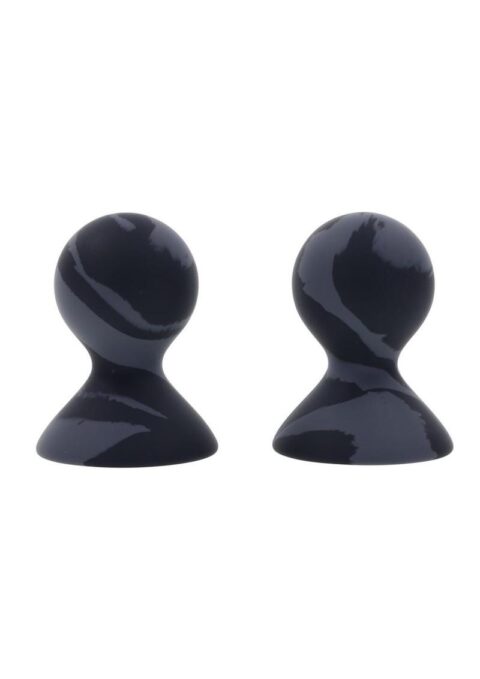 Velvet Noir Silicone Nipple Suckers - Black