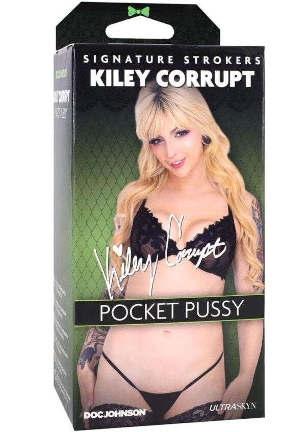 Signature Strokers Kiley Corrupt Ultraskyn Pocket Masturbator - Pussy - Vanilla